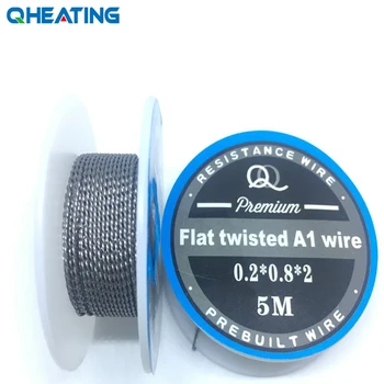 Qheating 5m/roll Flat Twisted Wire 0.2*0.8*2 for RDA RBA Rebuildable Atomizer electronic cigarette Heating Wires
Qheating 5m/roll Flat Twisted Wire 0.2*0.8*2 for RDA RBA Rebuildable Atomizer electronic cigarette Heating Wires
