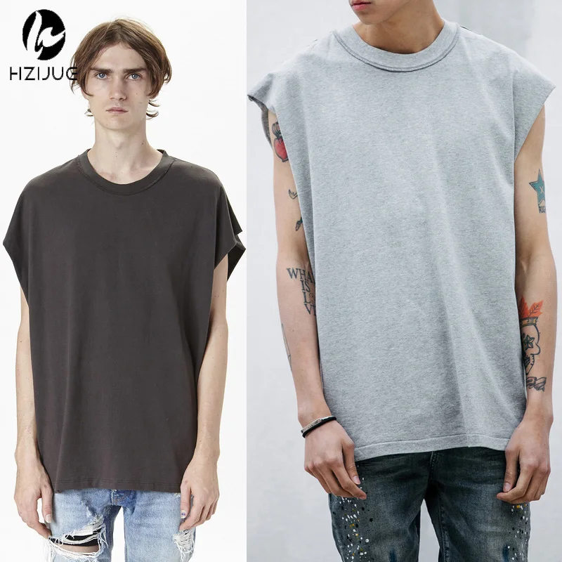 HZIJUE TOP OVERSIZE men's t-shirt HIPHOP Fashion Casual Justin Bieber extended cotton vest Black and white Gray
HZIJUE TOP OVERSIZE men's t-shirt HIPHOP Fashion Casual Justin Bieber extended cotton vest Black and white Gray