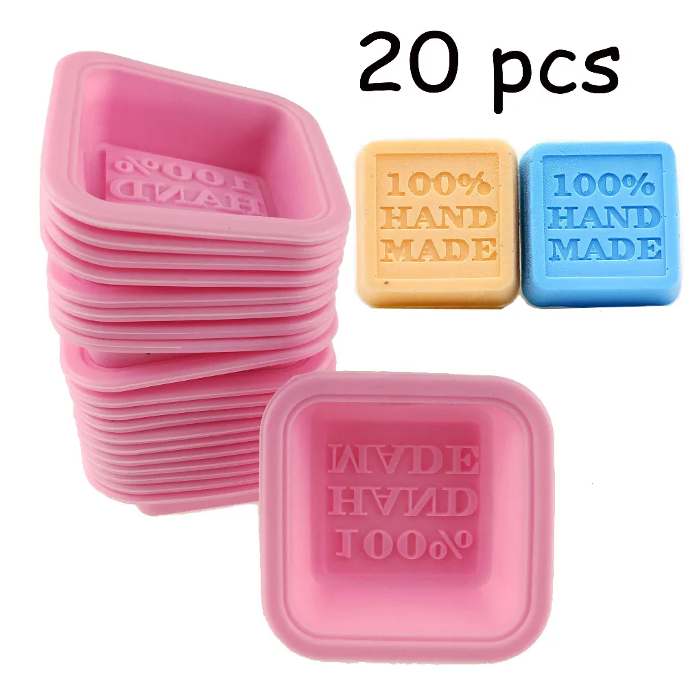 100% Handmade Silicone Mold Soap Muffin Cake Baking Set DIY Square Soap Molds Soap Making 20pcs/set
100% Handmade Silicone Mold Soap Muffin Cake Baking Set DIY Square Soap Molds Soap Making 20pcs/set