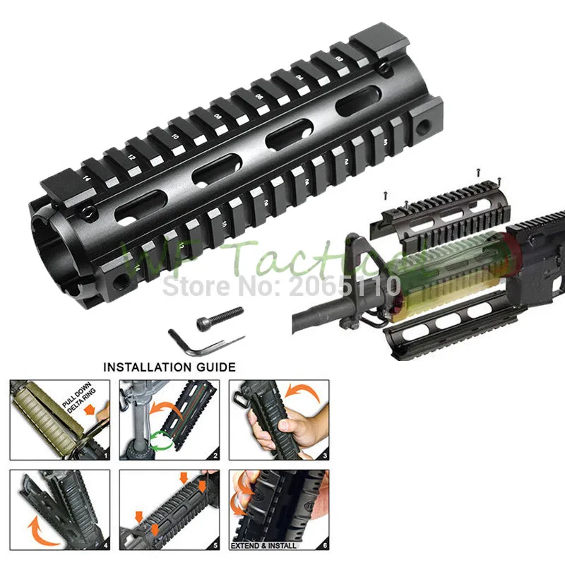 Tactical 6.7 Inch AR-15 M4 Rifle Carbine Weaver/Picatinny Generalism RIS Quad Rail Handguard For Hunting Shooting
Tactical 6.7 Inch AR-15 M4 Rifle Carbine Weaver/Picatinny Generalism RIS Quad Rail Handguard For Hunting Shooting