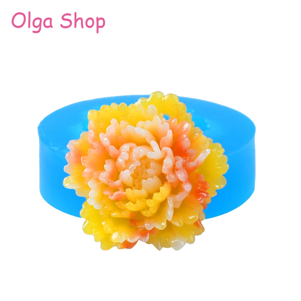HYL302 30.2mm Peony Flower Pendant Silicone Mold - for Jewelry Making, Fodnant, Cake Decoration, Scrapbooking, Gum Paste, Resin
HYL302 30.2mm Peony Flower Pendant Silicone Mold - for Jewelry Making, Fodnant, Cake Decoration, Scrapbooking, Gum Paste, Resin