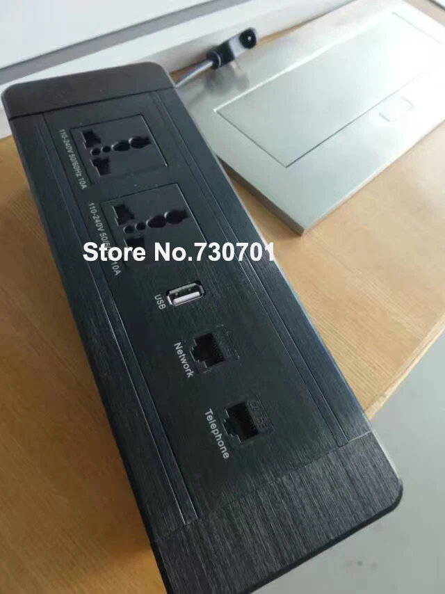 Алюминиевая настенная розетка USB с зарядным устройством стандарта