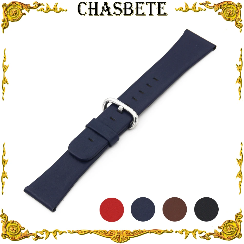 Кожаный ремешок для часов Pebble Time/стальной мужчин и женщин браслет на запястье с