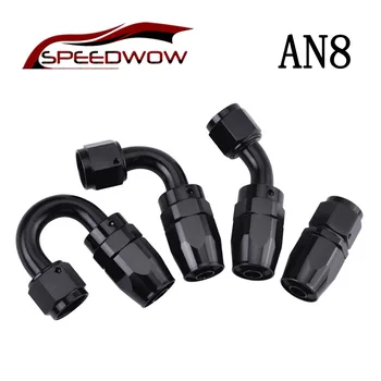 SPEEDWOW 8 AN AN-8 Straight Aluminum Swivel Hose End Fitting Oil Fuel Line Universal Fitting Adapter Black
SPEEDWOW 8 AN AN-8 Straight Aluminum Swivel Hose End Fitting Oil Fuel Line Universal Fitting Adapter Black