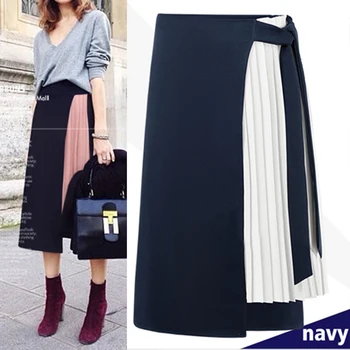 New Ladies Temperament Midi Skirt Summer Elegant High Waist Skirts Womens Pleated Skirt Women Black Casual Chiffon Women's Skirt
New Ladies Temperament Midi Skirt Summer Elegant High Waist Skirts Womens Pleated Skirt Women Black Casual Chiffon Women's Skirt