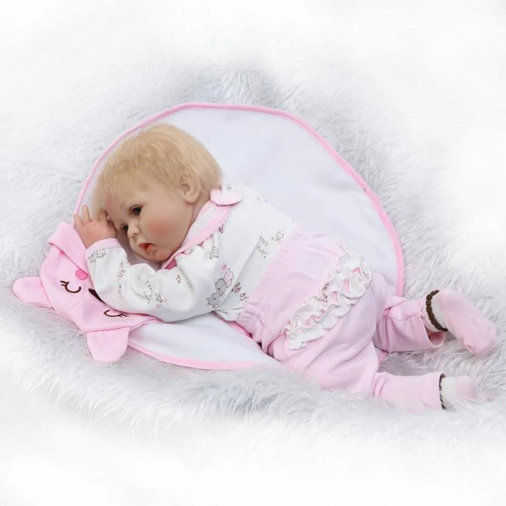 NPK 55cm Silicone Reborn Doll Set Lifelike Cute Baby Newborn Dolls for Kids Playmate Toy Gift BM88
NPK 55cm Silicone Reborn Doll Set Lifelike Cute Baby Newborn Dolls for Kids Playmate Toy Gift BM88