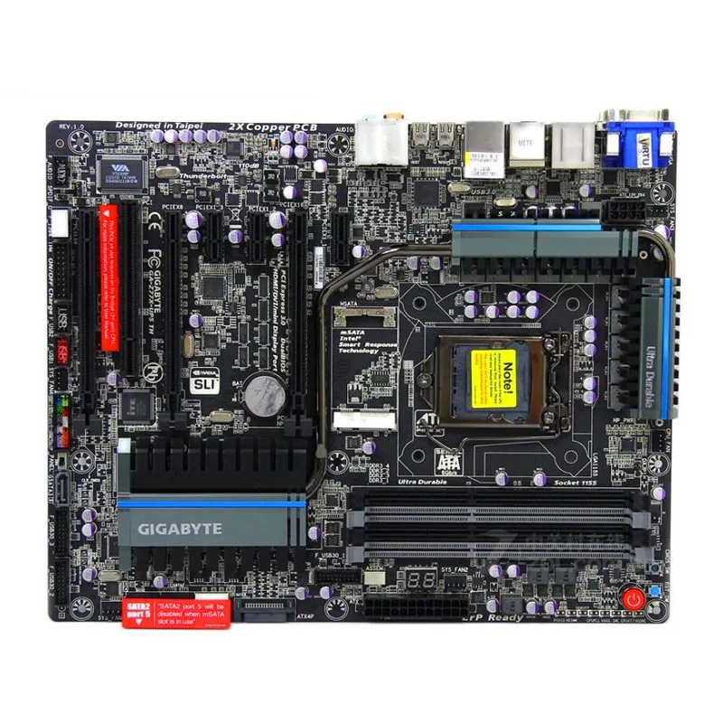 For Gigabyte GA-Z77X-UP5 TH Original Used Desktop Motherboard Z77X-UP5 TH Z77 LGA 1155 i3 i5 i7 DDR3 32G SATA3 ATX
For Gigabyte GA-Z77X-UP5 TH Original Used Desktop Motherboard Z77X-UP5 TH Z77 LGA 1155 i3 i5 i7 DDR3 32G SATA3 ATX