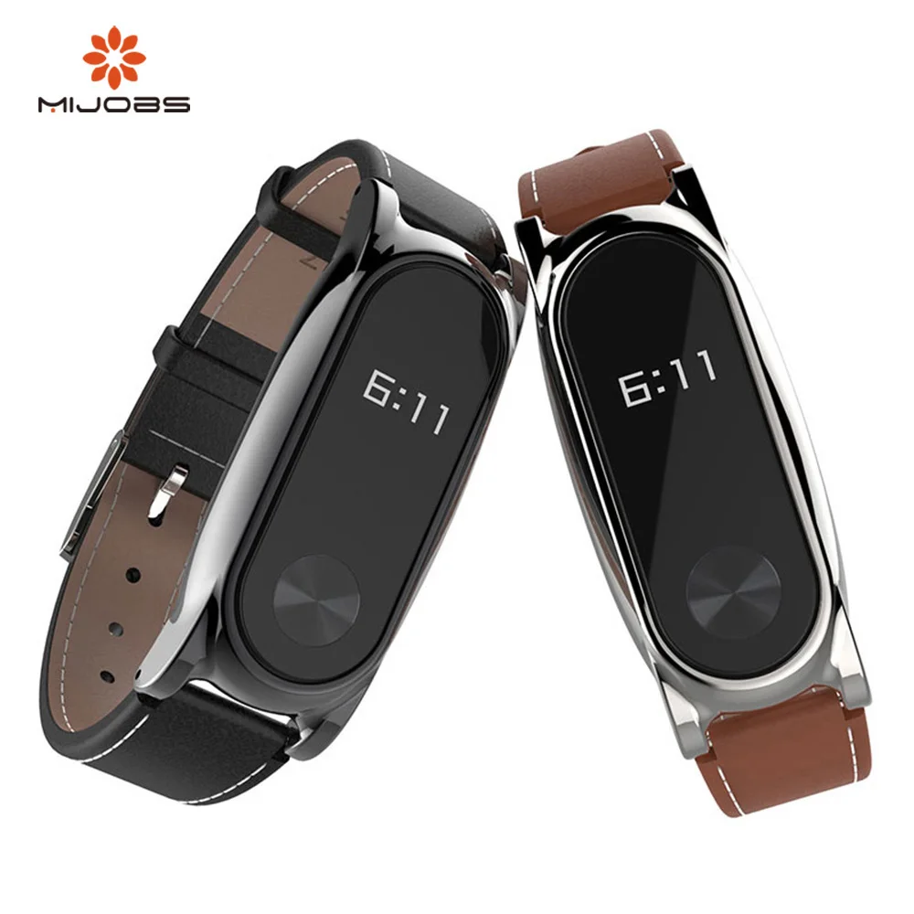 Mijobs Wrist Strap Leather For Xiaomi Mi Band 2 Screwless Wrist Strap Bracelet Smart Band Replace For Mi Band 2
Mijobs Wrist Strap Leather For Xiaomi Mi Band 2 Screwless Wrist Strap Bracelet Smart Band Replace For Mi Band 2