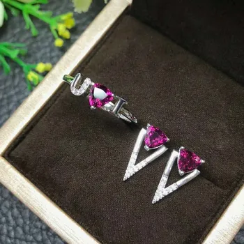 Fidelity Natural 5mm garnet s925 sterling silver simple fine jewelry sets for women party natural purple gemstone earring rings
Fidelity Natural 5mm garnet s925 sterling silver simple fine jewelry sets for women party natural purple gemstone earring rings