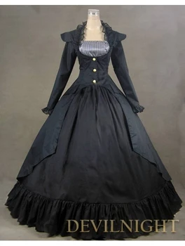 Black Vintage Long Sleeves Gothic Victorian Dress Antique Victorian Dressing Chest
Black Vintage Long Sleeves Gothic Victorian Dress Antique Victorian Dressing Chest