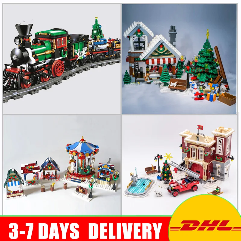 Lepin Christmas Sets Blocks Bricks Toys 36001 36002 36010 36011 36014 Compatible 10254 10249 10253 10259 10263 Christmas Gifts 
Lepin Christmas Sets Blocks Bricks Toys 36001 36002 36010 36011 36014 Compatible 10254 10249 10253 10259 10263 Christmas Gifts