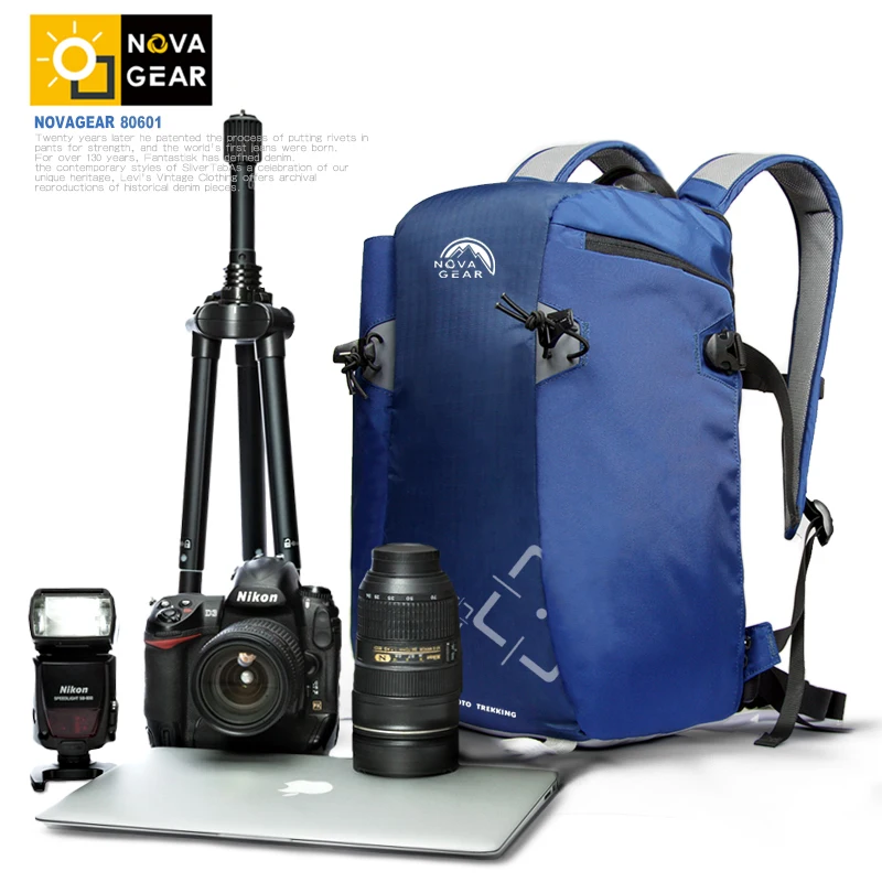 NOVAGEAR 80501 Photo Bag Camera Backpack Universal Large Capacity Travel Camera Backpack For Canon/Nikon Digital Camera
NOVAGEAR 80501 Photo Bag Camera Backpack Universal Large Capacity Travel Camera Backpack For Canon/Nikon Digital Camera
