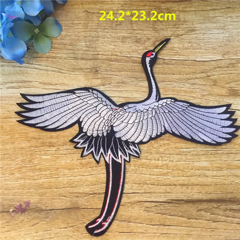 New Arrival Iron-on Patch 1pc Chinese style Crane For Women Chinese Classical Symbol Bird Custom Clothes Big Patch Animal Vogue
New Arrival Iron-on Patch 1pc Chinese style Crane For Women Chinese Classical Symbol Bird Custom Clothes Big Patch Animal Vogue