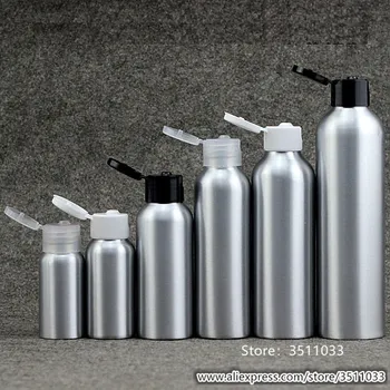20PCS 30ml 100ml 50ml Aluminum Bottle With Clear Flip Cap Metal Silver Cosmetic Refillable Container Bottle Black White Cap Lid
20PCS 30ml 100ml 50ml Aluminum Bottle With Clear Flip Cap Metal Silver Cosmetic Refillable Container Bottle Black White Cap Lid