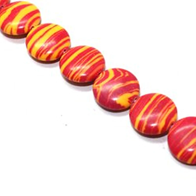Charms orange stripe turquoise jasper 14mm multicolor round coin stone gems loose beads jewelry making 15 inch F253GS
Charms orange stripe turquoise jasper 14mm multicolor round coin stone gems loose beads jewelry making 15 inch F253GS