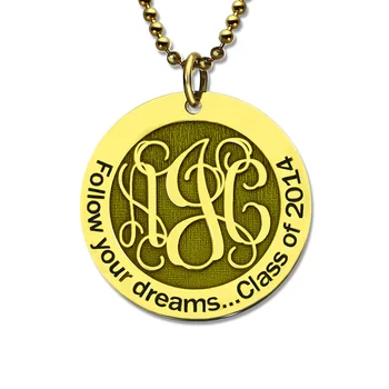 Wholesale Gold Color Monogram Disc Necklace Personalized Engraved Initial Jewelry Best Gift for Mother
Wholesale Gold Color Monogram Disc Necklace Personalized Engraved Initial Jewelry Best Gift for Mother
