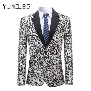 YUNCLOS Leopard Print Single-breasted Men Suit Jacket Casual Singer Stages Party Blazer Men Suits Hot Sales Men Suit Jacket
YUNCLOS Leopard Print Single-breasted Men Suit Jacket Casual Singer Stages Party Blazer Men Suits Hot Sales Men Suit Jacket