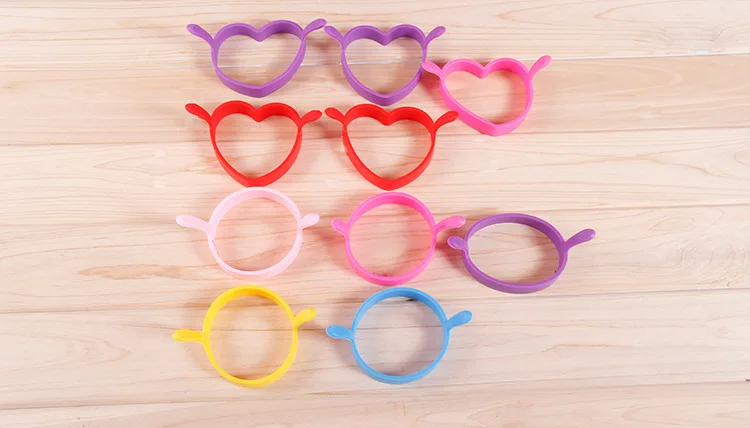 2Pcs/lot Kitchen Round/Heart Shape Silicone Egg Fry Frier Fried Oven Poacher Pancake Ring Mould Tool
2Pcs/lot Kitchen Round/Heart Shape Silicone Egg Fry Frier Fried Oven Poacher Pancake Ring Mould Tool