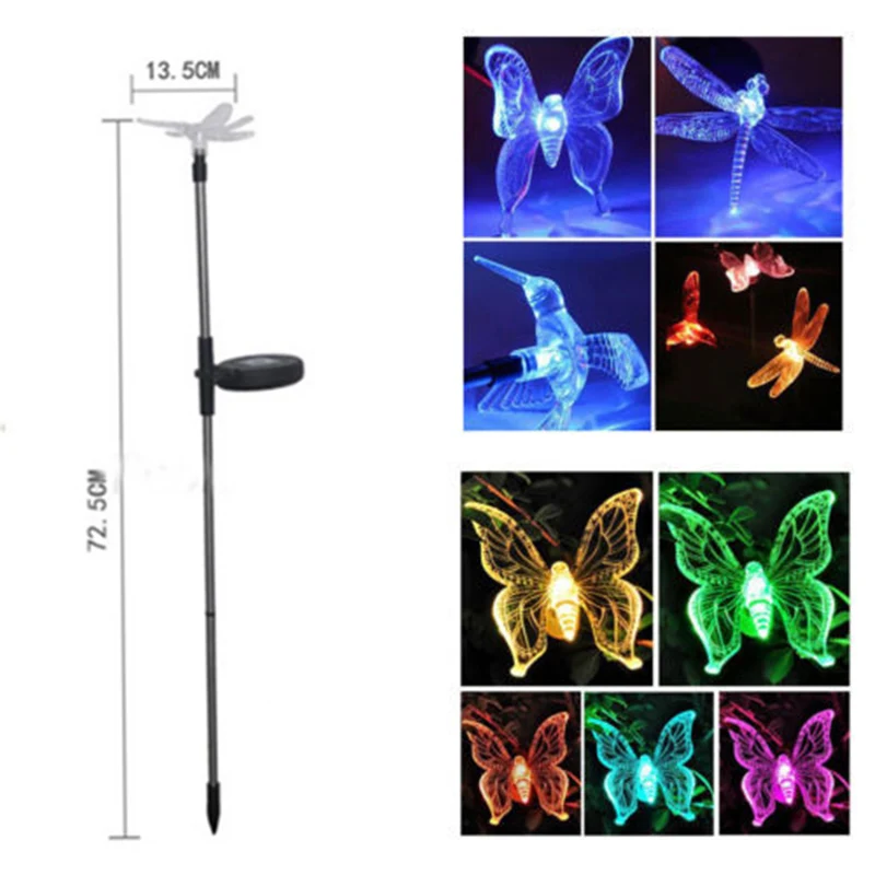 Solar Power LED Light Butterfly Dragonfly Bird Outdoor Garden Lawn Pathway Landscape Lamp LKS99
Solar Power LED Light Butterfly Dragonfly Bird Outdoor Garden Lawn Pathway Landscape Lamp LKS99
