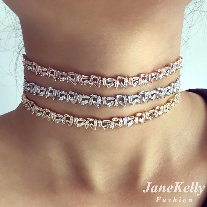 popular cubic zirconia Baguette choker necklace for Women adjustable length trendy geometric chokers necklaces N860241
popular cubic zirconia Baguette choker necklace for Women adjustable length trendy geometric chokers necklaces N860241