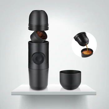 Manually-Operated Hand-Pressure Espresso Machine Portable Hand-Operated Coffee Cup Mini-Coffee Machine
Manually-Operated Hand-Pressure Espresso Machine Portable Hand-Operated Coffee Cup Mini-Coffee Machine