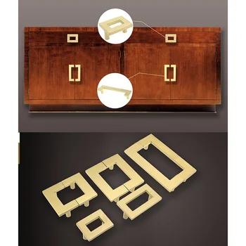 2Pcs/Lot Rectangle Solid Brass Cupboard Closet Cabinet Door Finger Pull Handle Face Mount Symmetrical Pair U Design Gold
2Pcs/Lot Rectangle Solid Brass Cupboard Closet Cabinet Door Finger Pull Handle Face Mount Symmetrical Pair U Design Gold