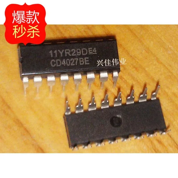 Free shipping 10pcs/lot CD4027 CD4027BE CD4027BD DIP-16 JK -slave flip-flop new original
Free shipping 10pcs/lot CD4027 CD4027BE CD4027BD DIP-16 JK -slave flip-flop new original