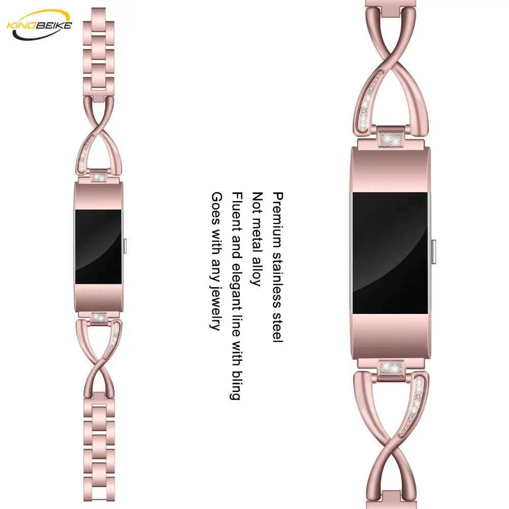 KINGBEIKE Stainless Steel Watchband For Fitbit Charge 2 Watch Band New Designed Replacement Men Women Bracelet Strap
KINGBEIKE Stainless Steel Watchband For Fitbit Charge 2 Watch Band New Designed Replacement Men Women Bracelet Strap