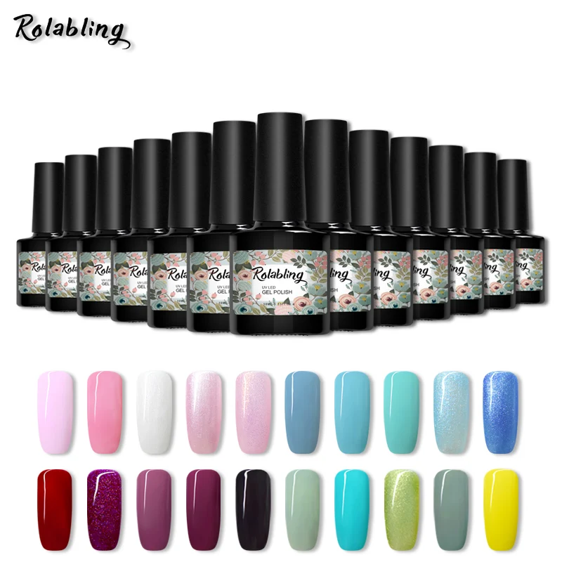 Rolabling Nail Gel Polish Nail Art 80 colors 10ml Soak Off Nails Gel UV LED Color Paint Gel Lacquer Nail Polish Vernis
Rolabling Nail Gel Polish Nail Art 80 colors 10ml Soak Off Nails Gel UV LED Color Paint Gel Lacquer Nail Polish Vernis
