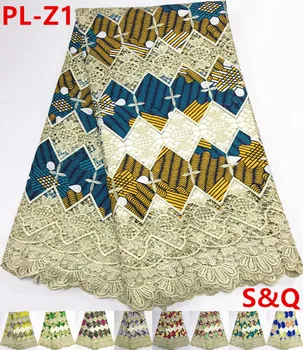 Wholesale 5yards embroidery african cord lace fabric for wedding party african guipure Lace fabric nigerian lace fabric PL-Z1
Wholesale 5yards embroidery african cord lace fabric for wedding party african guipure Lace fabric nigerian lace fabric PL-Z1