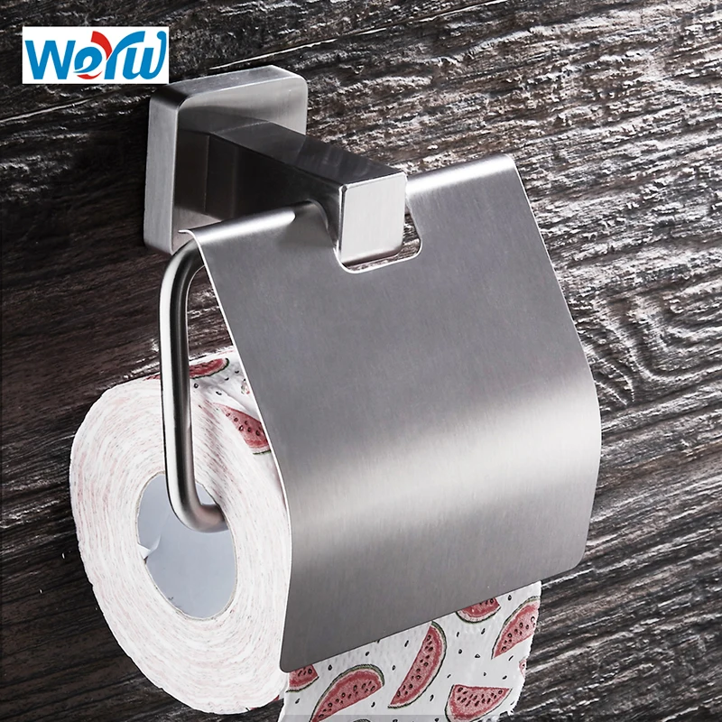 WEYUU Paper Holder SUS304 Stainless Steel Wall mounted Bathroom Accessories Cover Toilet Paper Wire drawing
WEYUU Paper Holder SUS304 Stainless Steel Wall mounted Bathroom Accessories Cover Toilet Paper Wire drawing