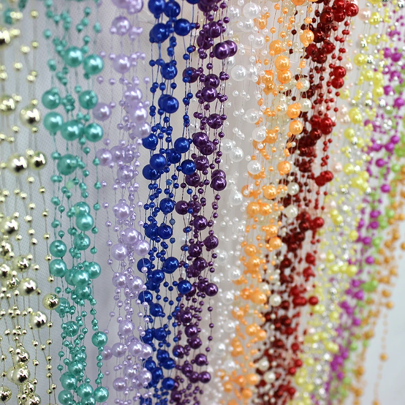 Fashion Multicolor 5 Meters Beige Fishing Line Pearls Beads Chain Garland Flowers Wedding Party Decoration Bead Chain
Fashion Multicolor 5 Meters Beige Fishing Line Pearls Beads Chain Garland Flowers Wedding Party Decoration Bead Chain