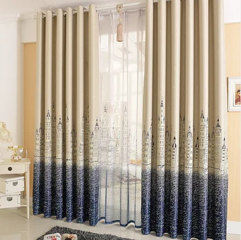 ( Single Panel ) Punching Window Curtains Mediterranean Bedroom Balcony Castle City European Style Blackout Custom Curtains
( Single Panel ) Punching Window Curtains Mediterranean Bedroom Balcony Castle City European Style Blackout Custom Curtains