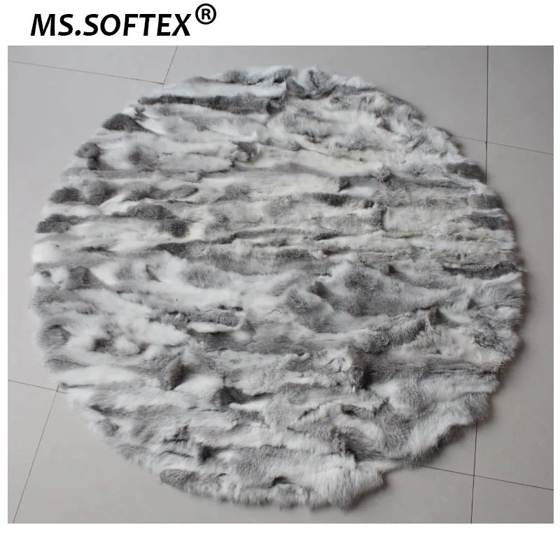 MS.Softex Natural Fur Rugs Home carpet Real Rabbit Fur Rug in round shape Factory manufacture OEM Homes Genuine Fur Cushion
MS.Softex Natural Fur Rugs Home carpet Real Rabbit Fur Rug in round shape Factory manufacture OEM Homes Genuine Fur Cushion