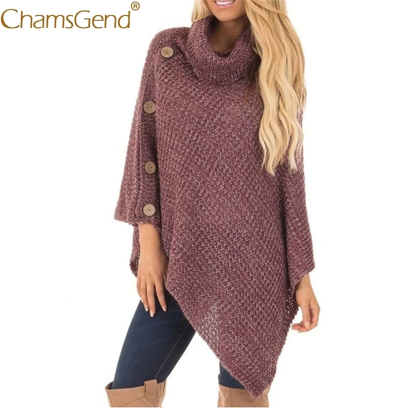 Free Shipping Autumn Winter Woman Turtleneck Sweater Jumper Button Poncho Woman Irregular Long Loose Sweaters Pullovers 80920
Free Shipping Autumn Winter Woman Turtleneck Sweater Jumper Button Poncho Woman Irregular Long Loose Sweaters Pullovers 80920