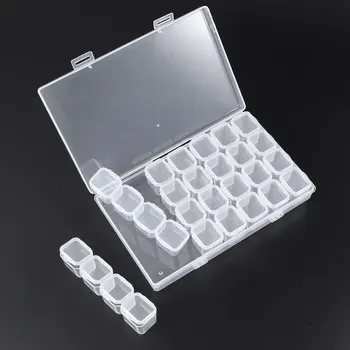 28 Grids Transparent Jewelry Storage Organizer Box Tablet Nail Box Organizer Storage Box with Removable Dividers
28 Grids Transparent Jewelry Storage Organizer Box Tablet Nail Box Organizer Storage Box with Removable Dividers