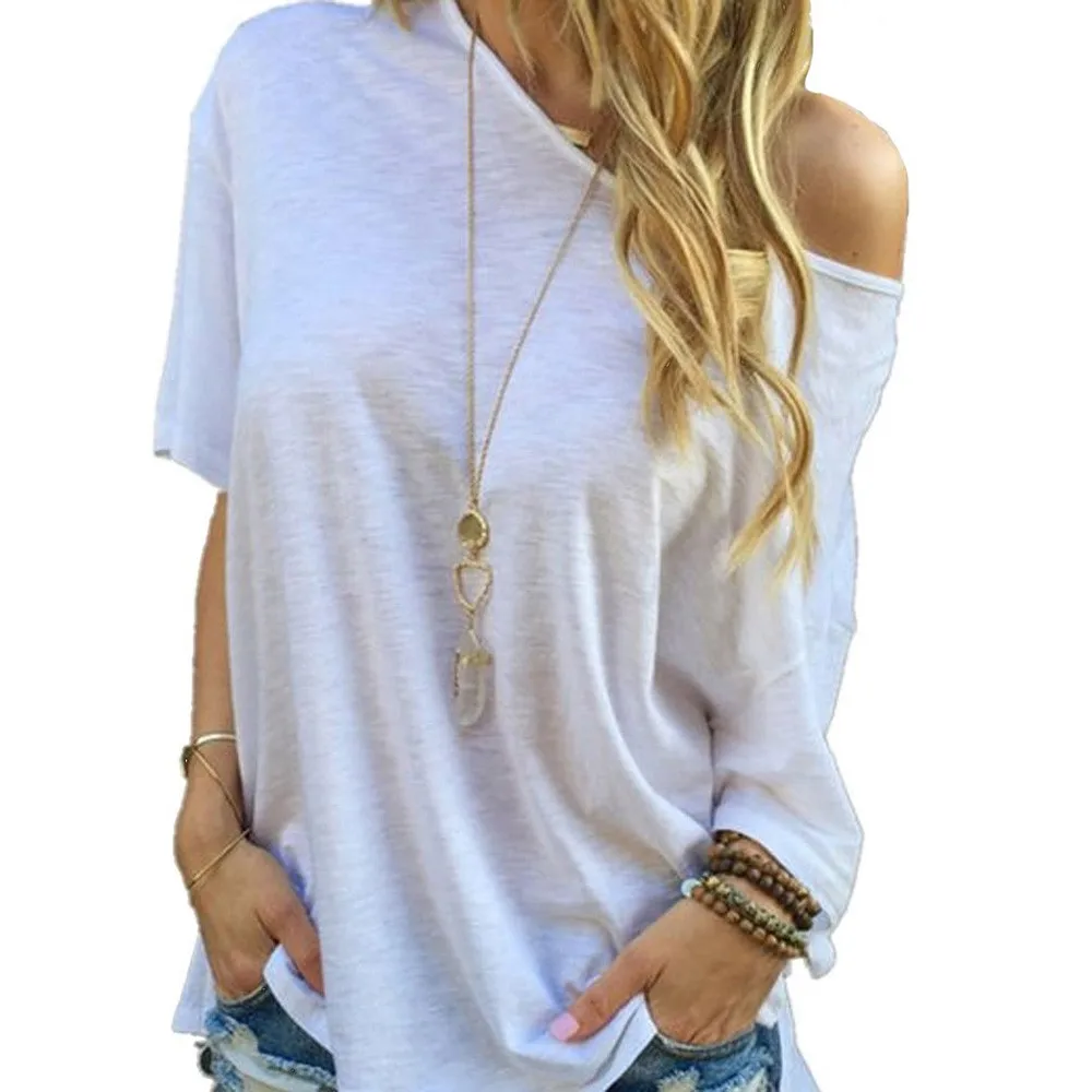 Women Short Sleeve Blouse White Casual Loose Comfort Tops Shirt Camisa Feminina Manga Comprida Cheap Clothes China#T2
Women Short Sleeve Blouse White Casual Loose Comfort Tops Shirt Camisa Feminina Manga Comprida Cheap Clothes China#T2