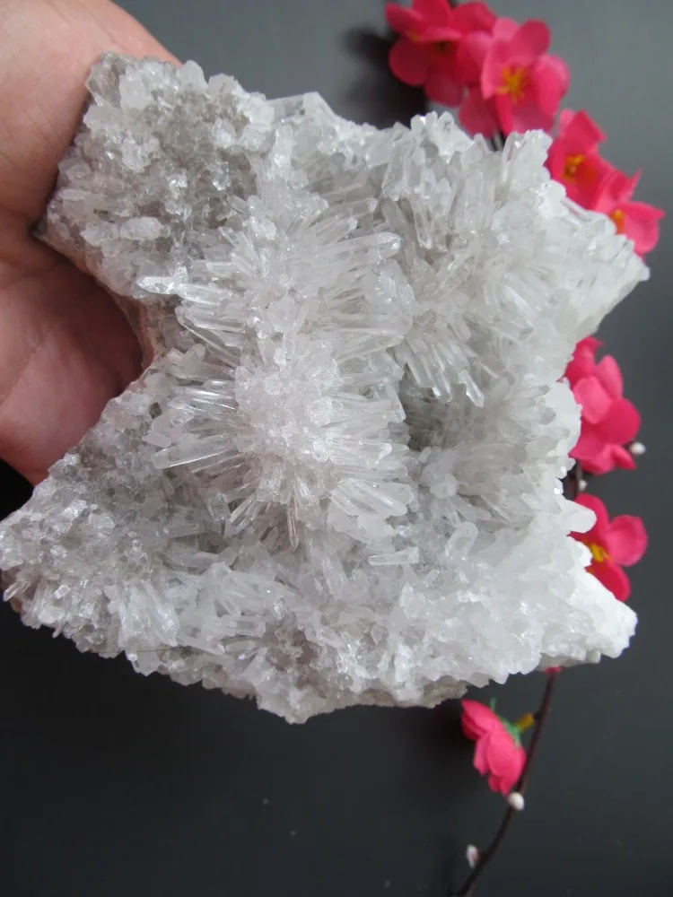 C52 Natural White Quartz Flowers Crystal Clusters Decoration Resistant Healing Stone Feng Shui Decoration 1048g
C52 Natural White Quartz Flowers Crystal Clusters Decoration Resistant Healing Stone Feng Shui Decoration 1048g