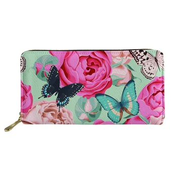 Noisydesigns Women Purse Rose Butterfly Female Leather Wallet 2018 Coins Money Organizer Long Bank Cards Holders jane women bag
Noisydesigns Women Purse Rose Butterfly Female Leather Wallet 2018 Coins Money Organizer Long Bank Cards Holders jane women bag