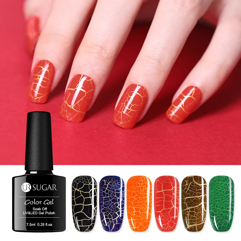 UR SUGAR Luminous Crackle Gel Polish Long Lasting Soak Off UV Gel Colorful Manicure Nail Art Gel Varnish
UR SUGAR Luminous Crackle Gel Polish Long Lasting Soak Off UV Gel Colorful Manicure Nail Art Gel Varnish