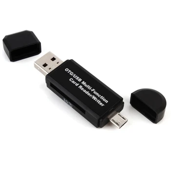 Card Reader Micro USB OTG To USB 2.0 Adapter SD Micro SD Card Reader For PC Cellphone Tablet
Card Reader Micro USB OTG To USB 2.0 Adapter SD Micro SD Card Reader For PC Cellphone Tablet