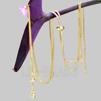 Gold Zircon Micro Pave Adjustable Box Chain Slider For Connector Necklace Beads Finding 10pcs/Lot Wholesale
Gold Zircon Micro Pave Adjustable Box Chain Slider For Connector Necklace Beads Finding 10pcs/Lot Wholesale