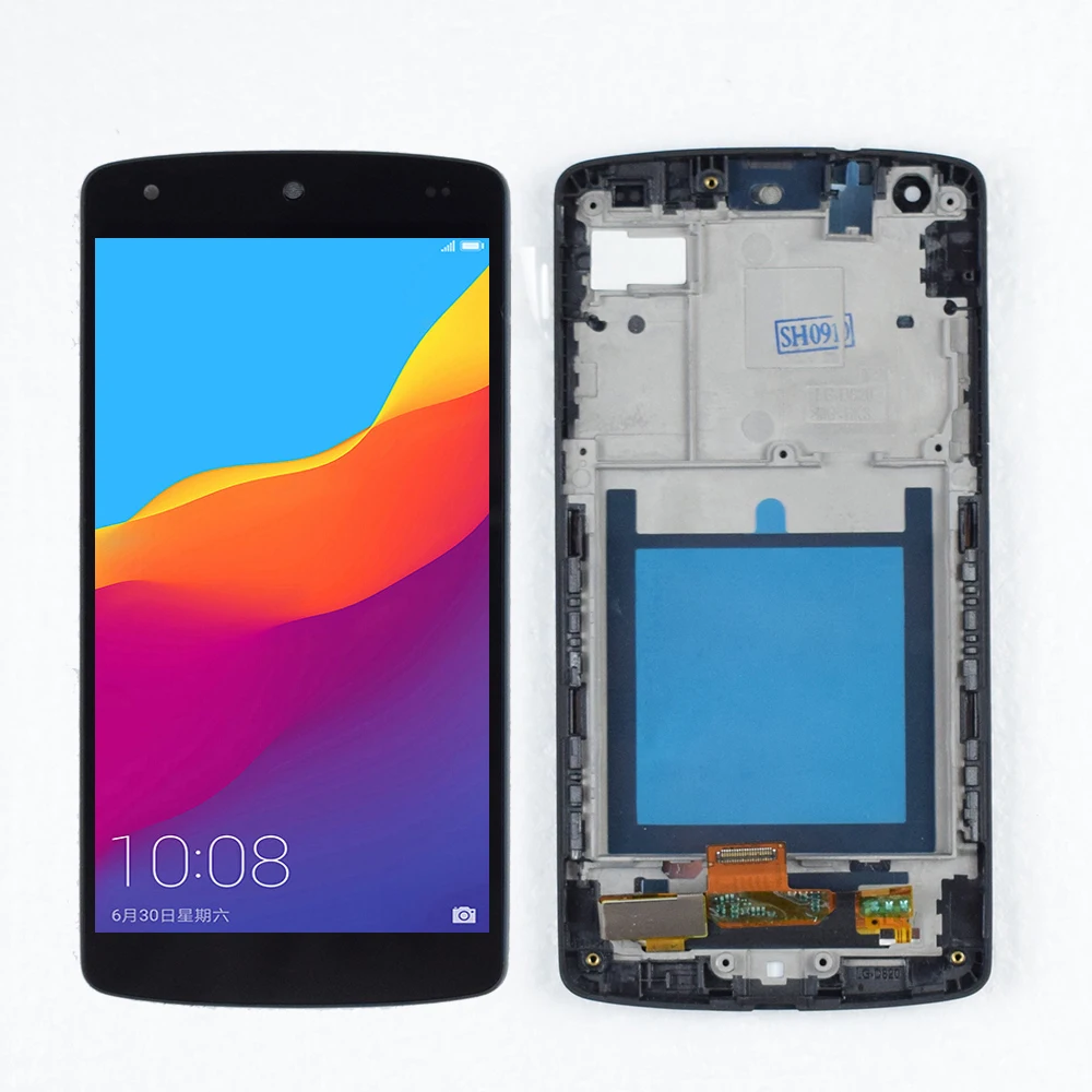 4 95 "Оригинальный дисплей для LG Nexus 5 сенсорный ЖК экран с рамкой Замена Google D820 D821