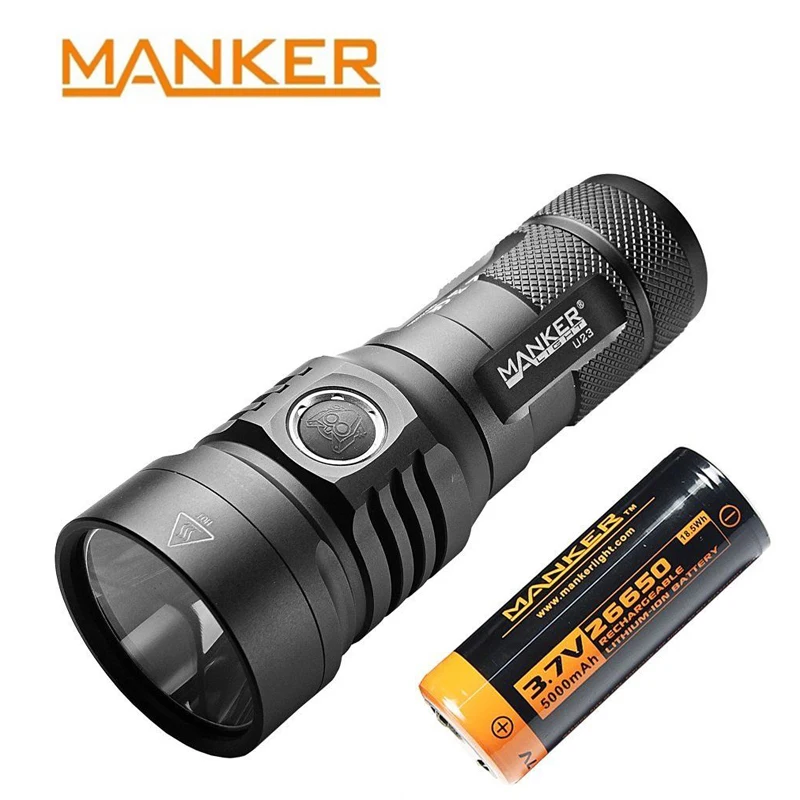 Manker U23 2000 Lumens XHP-35 HD LED Flashlight Type-C USB Torch W 5000mAh Rechargeable 26650 Flashlight USB Flashlight Led
Manker U23 2000 Lumens XHP-35 HD LED Flashlight Type-C USB Torch W 5000mAh Rechargeable 26650 Flashlight USB Flashlight Led