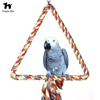 Purple Star Pet Bird Parrot Colorful Cotton Climbing Ropes Chewing Standing Perch Toys Parakeet Gray Macaw Cage Pendant Decor
Purple Star Pet Bird Parrot Colorful Cotton Climbing Ropes Chewing Standing Perch Toys Parakeet Gray Macaw Cage Pendant Decor