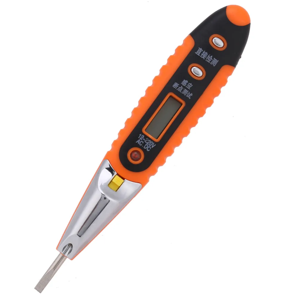 1 Pcs Digital AC/DC Voltage Tester Detector Tool LED Display Test Pen 12-220V Home Tool Digital LED Voltage Detector
1 Pcs Digital AC/DC Voltage Tester Detector Tool LED Display Test Pen 12-220V Home Tool Digital LED Voltage Detector
