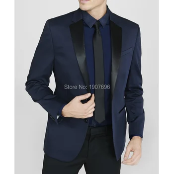 Navy Business men Suits for Wedding Prom Two Piece Jacket Black Pants Slim Fit Man Suit Set Notched Lapel Groom Tuxedos Latest
Navy Business men Suits for Wedding Prom Two Piece Jacket Black Pants Slim Fit Man Suit Set Notched Lapel Groom Tuxedos Latest