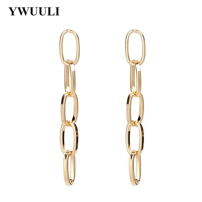 Vintage Creative Metal Chain Shaped Dangle Earrings for Women Geometric Tassel Earrings Korean Style Fashion Jewelry RY300
Vintage Creative Metal Chain Shaped Dangle Earrings for Women Geometric Tassel Earrings Korean Style Fashion Jewelry RY300