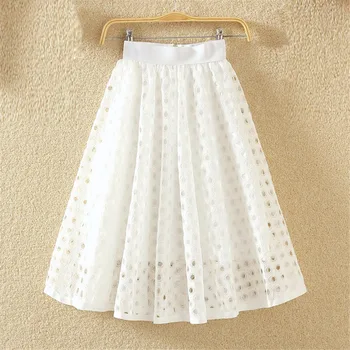 2018 fashion Princess Mii Lace Skirt Casual Pleated Hollow Out Dance Tutu Skirts Womens Lolita Petticoat Jupe Party Skirts
2018 fashion Princess Mii Lace Skirt Casual Pleated Hollow Out Dance Tutu Skirts Womens Lolita Petticoat Jupe Party Skirts