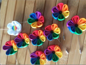 70PCS/lot Rainbow Pride 100% Manual Lesbian Gay Wedding Party Rainbow Pins LGBT Lapel Flower Badge
70PCS/lot Rainbow Pride 100% Manual Lesbian Gay Wedding Party Rainbow Pins LGBT Lapel Flower Badge
